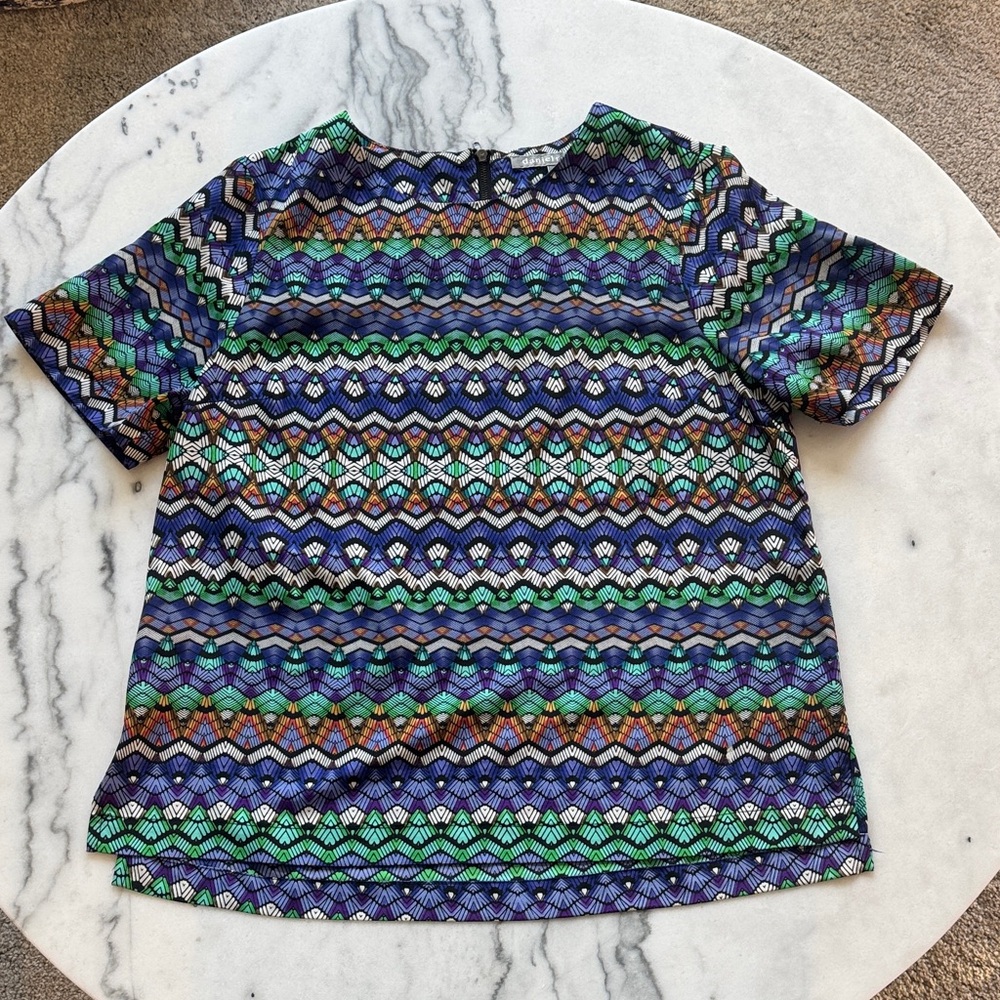 Daniel Rainn Short Sleeve Blouse